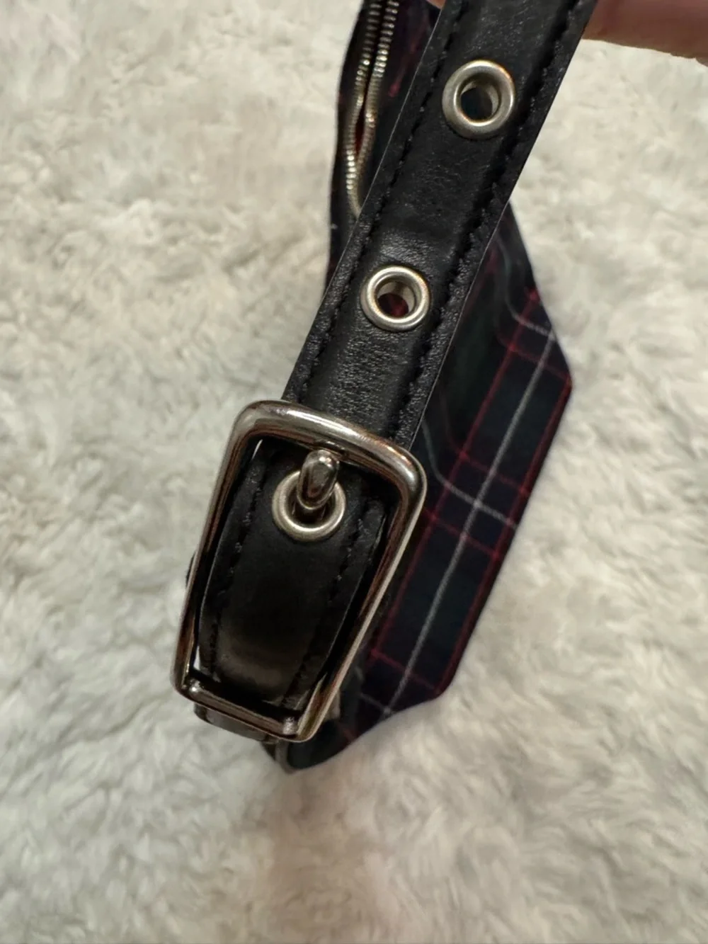 Coach Plaid Tartan Shoulder Bag Y2K Eras